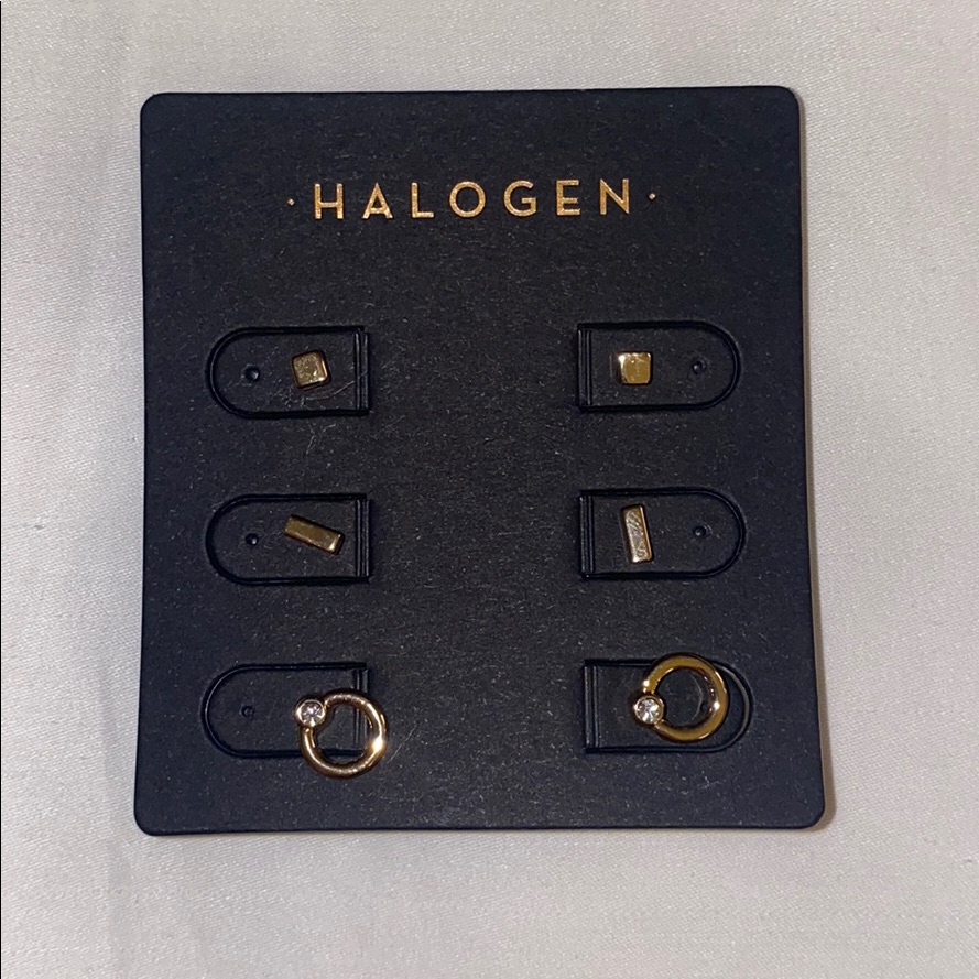 Halogen Three Earring Set
